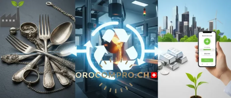 Concedendo il tuo vecchio argento, supporti l’economia circolare e ti prendi cura del futuro dell’ambiente