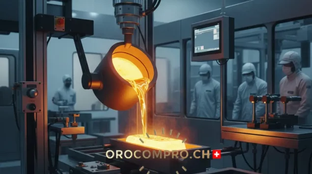 Il ruolo delle raffinerie svizzere nella creazione della fiducia sul mercato mondiale dei lingotti d’oro